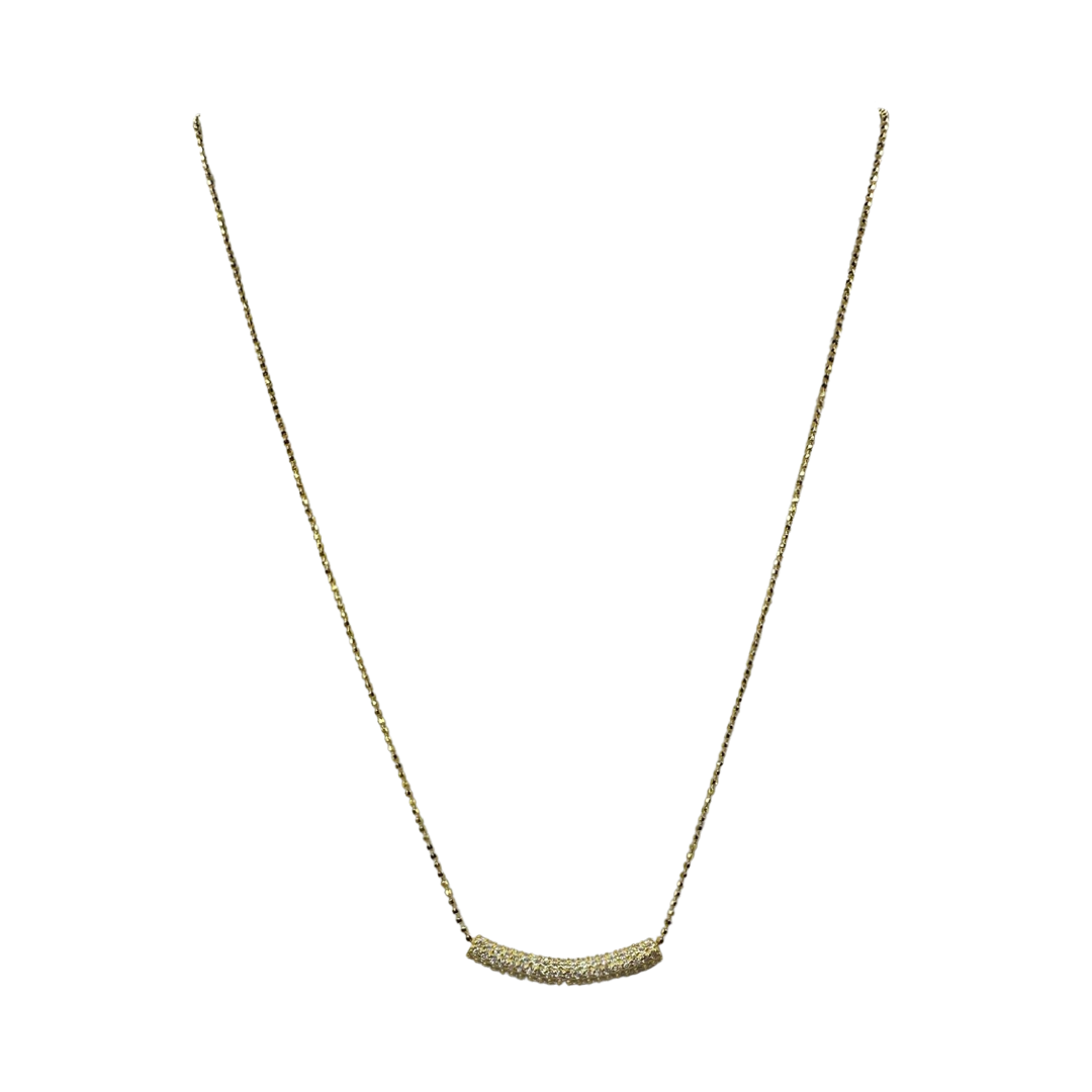 Noodle Pave Necklace