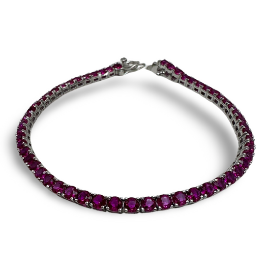 Ruby Tennis Bracelet Classic