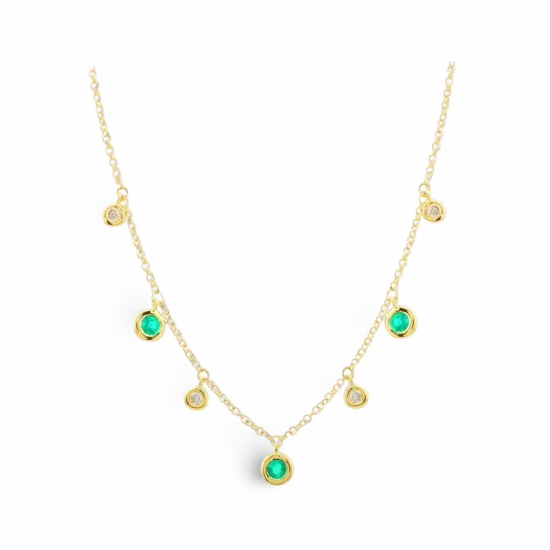 Gem Dangle Necklace