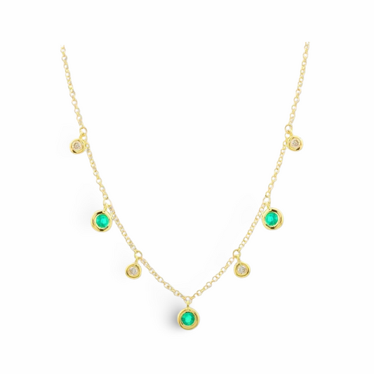 Gem Dangle Necklace