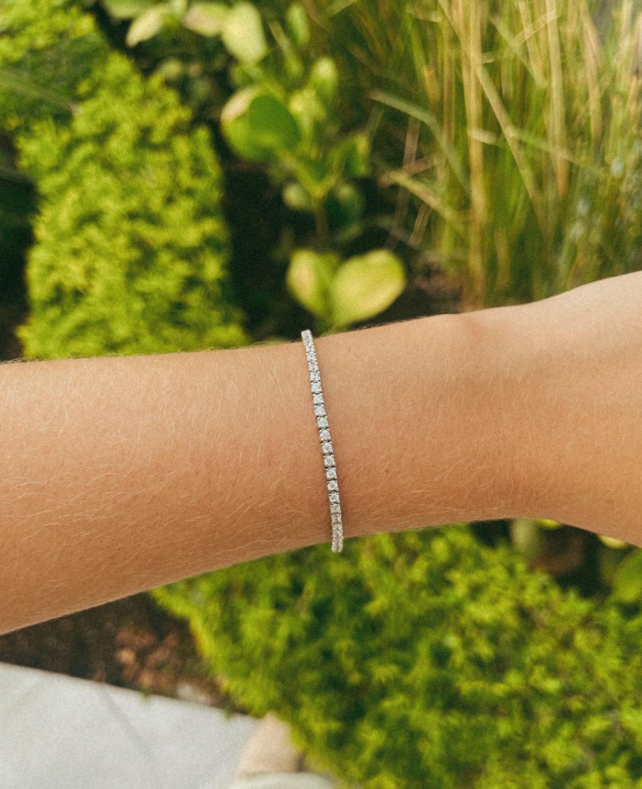 Silver Tennis Bracelet