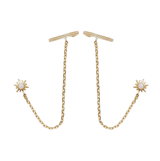 Sun Cuff  Earring