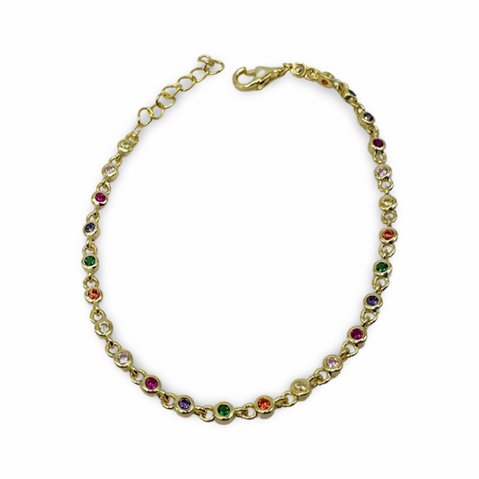 Mini Gem Gold Bracelet