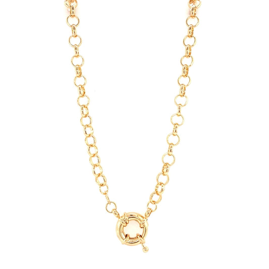 Sphere Gold Filled Chain Necklace
